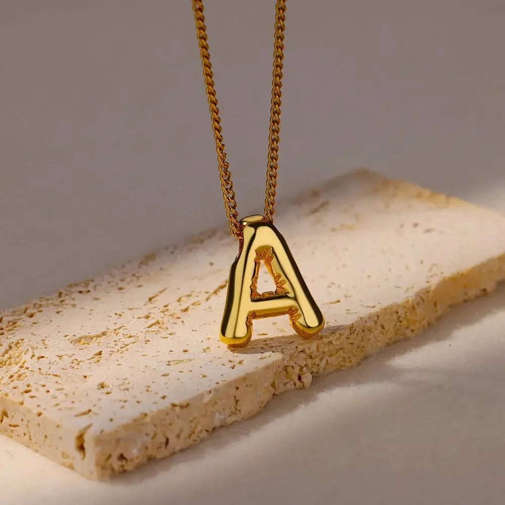 Bold Initial “A” Necklace | Anti-Tarnish | Premium Quality