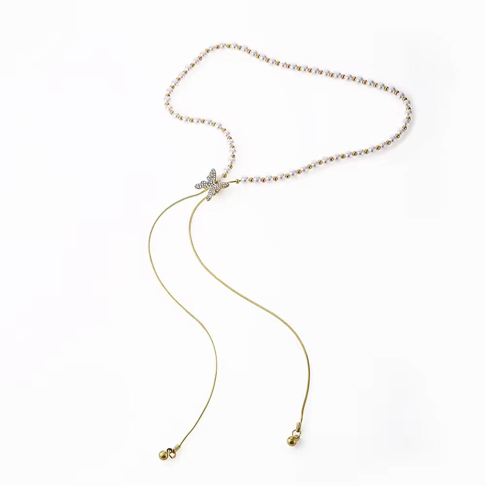 Imperial Adjustable Chain Japanese Style Butterfly š¦ Necklace