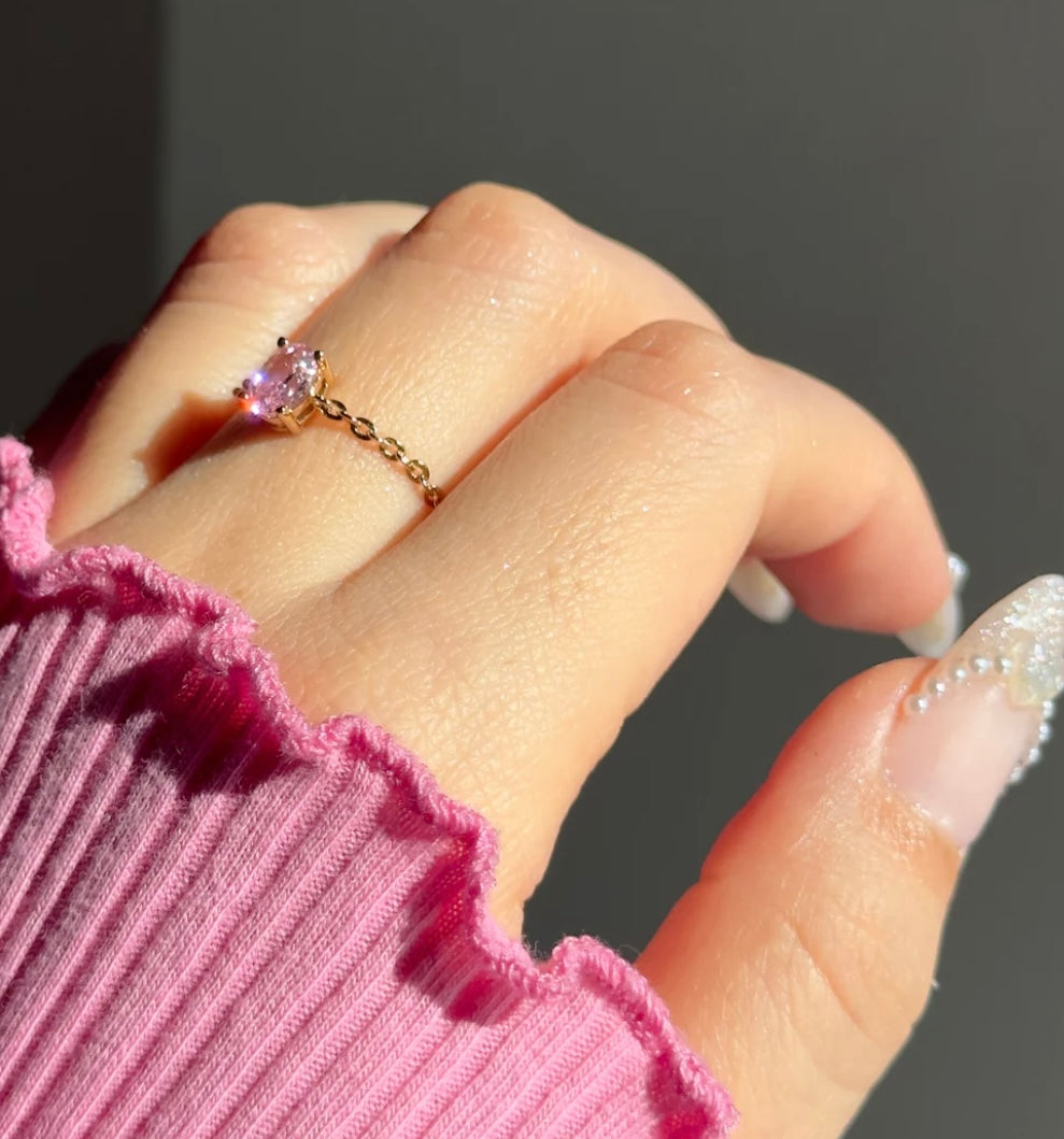 The Original Areena Adjustable Chain Ring - Royale Pink