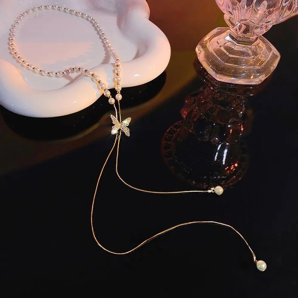 Imperial Adjustable Chain Japanese Style Butterfly š¦ Necklace