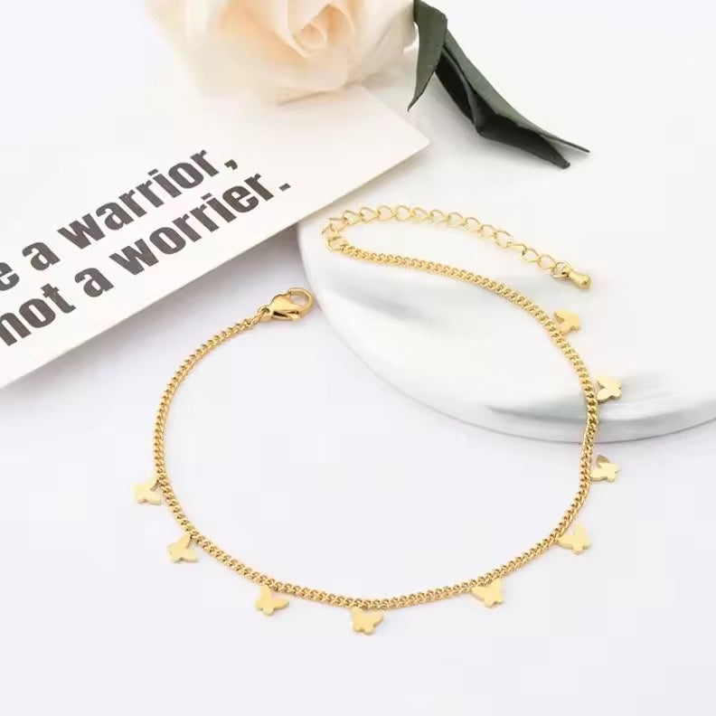 Aristo Golden Butterfly Necklace