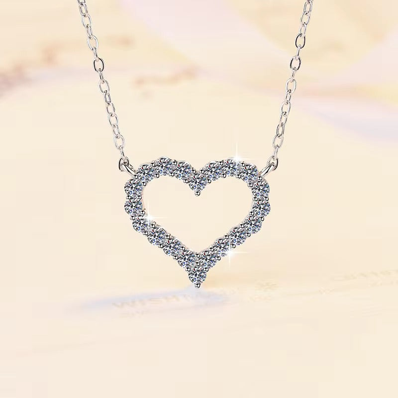 Areena Heart Charm Silver Pendant