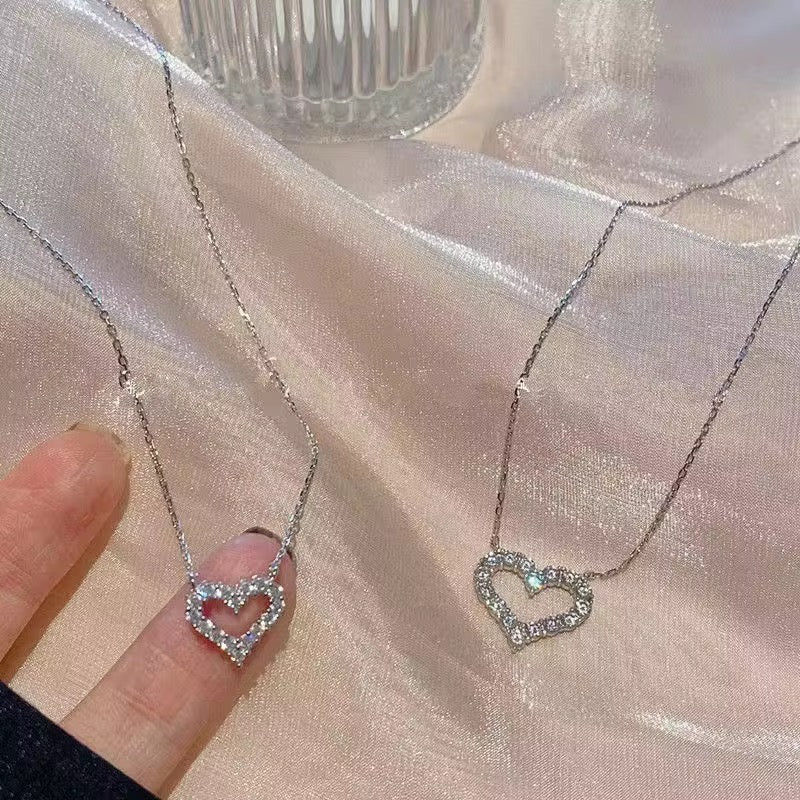 Areena Heart Charm Silver Pendant