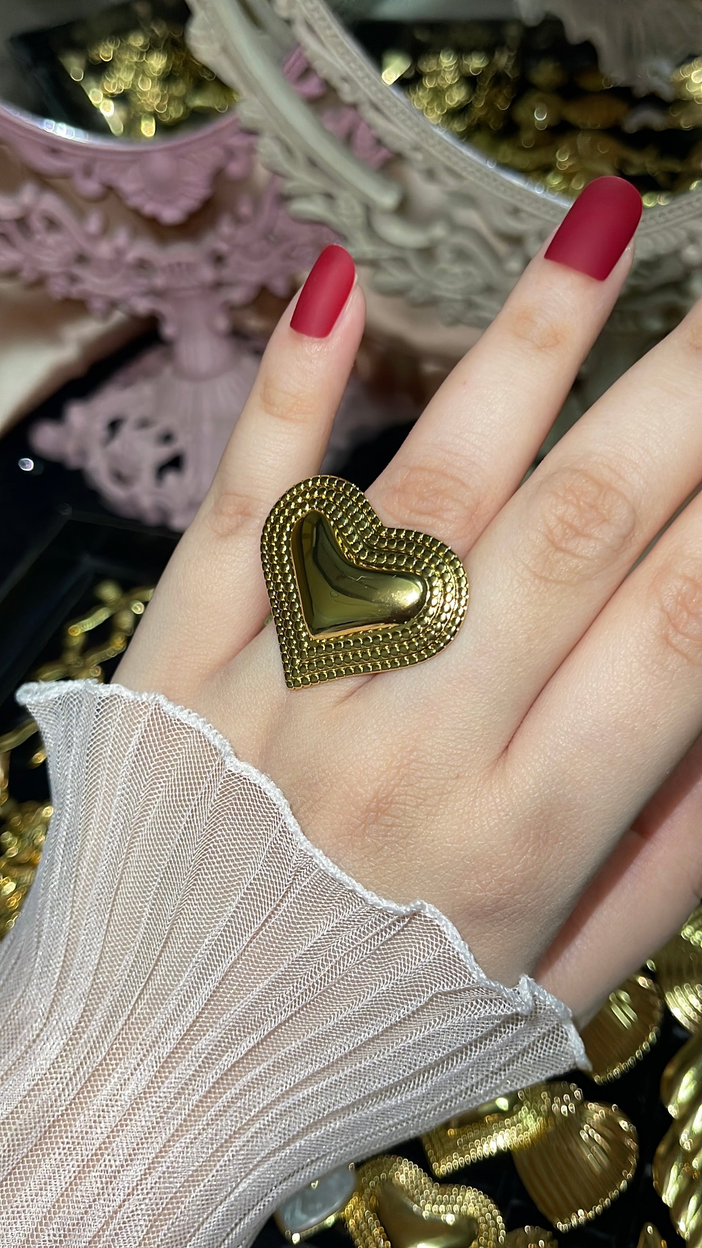 Trendsetter Heart Shape Ring