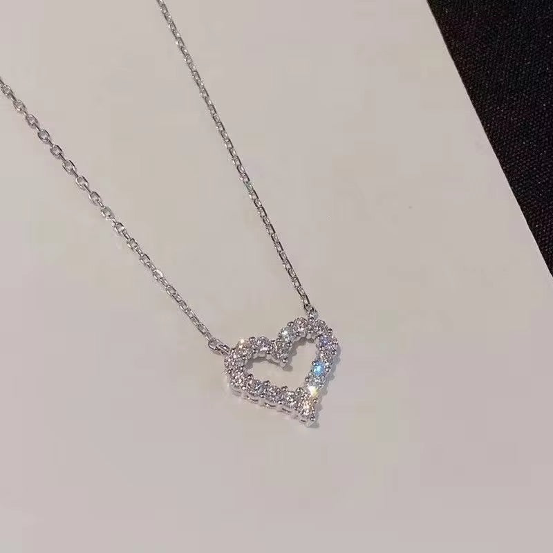 Areena Heart Charm Silver Pendant