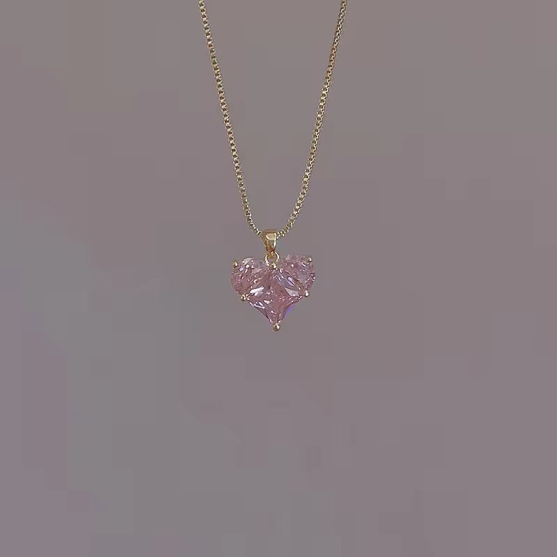 Disney Princess Pink Heart Pendant
