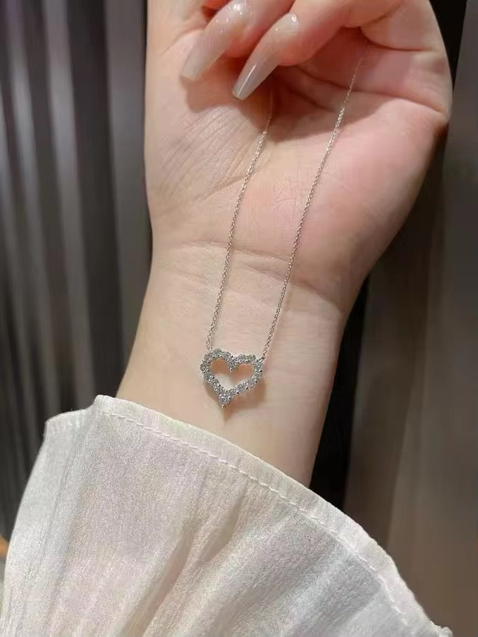 Areena Heart Charm Silver Pendant