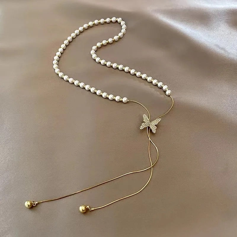 Imperial Adjustable Chain Japanese Style Butterfly š¦ Necklace