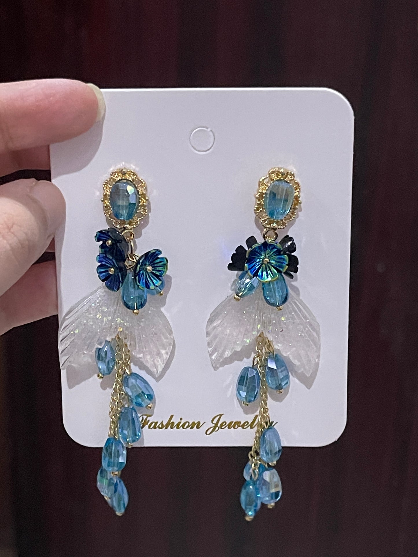 Blue Mermaid Earrings