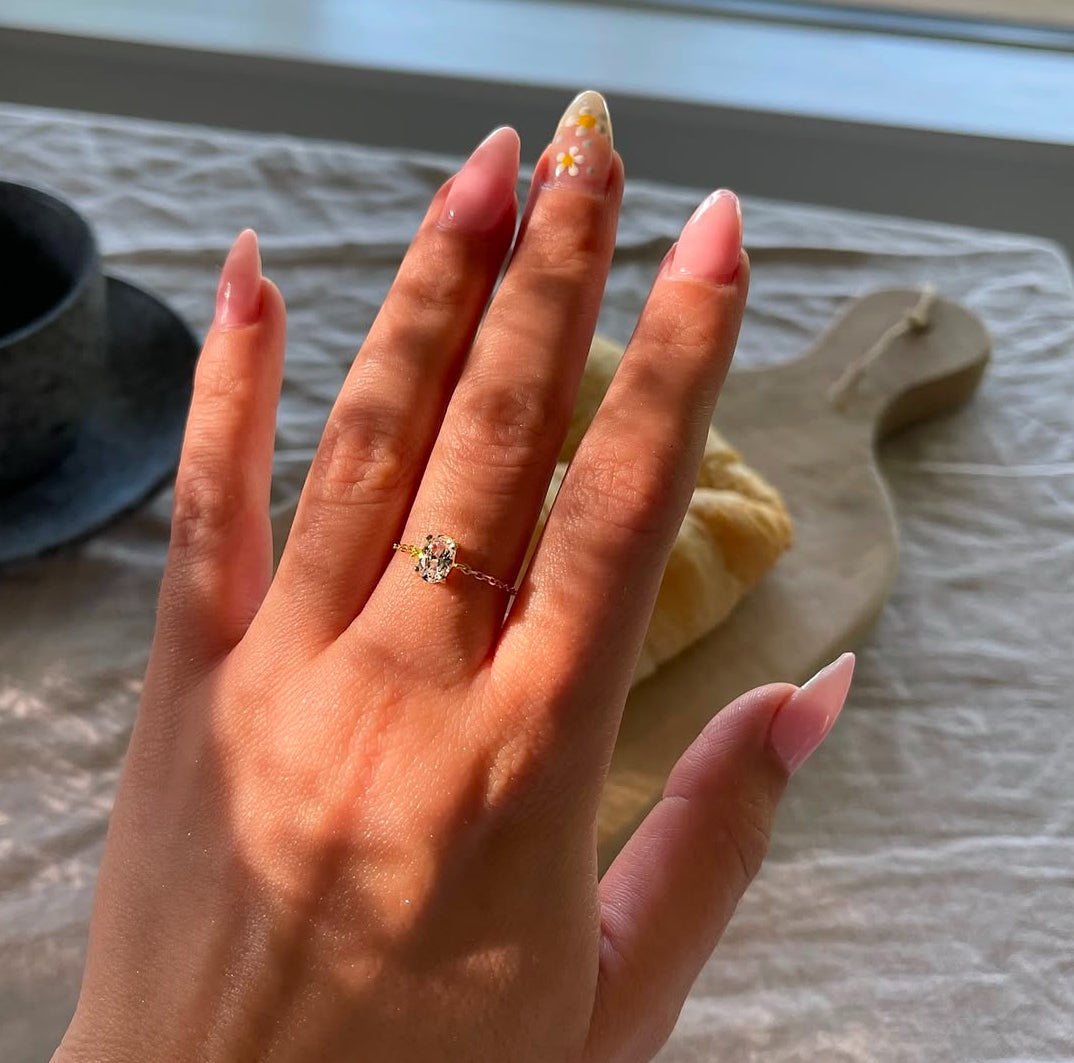 The Original Areena Adjustable Chain Ring - Royale Pink