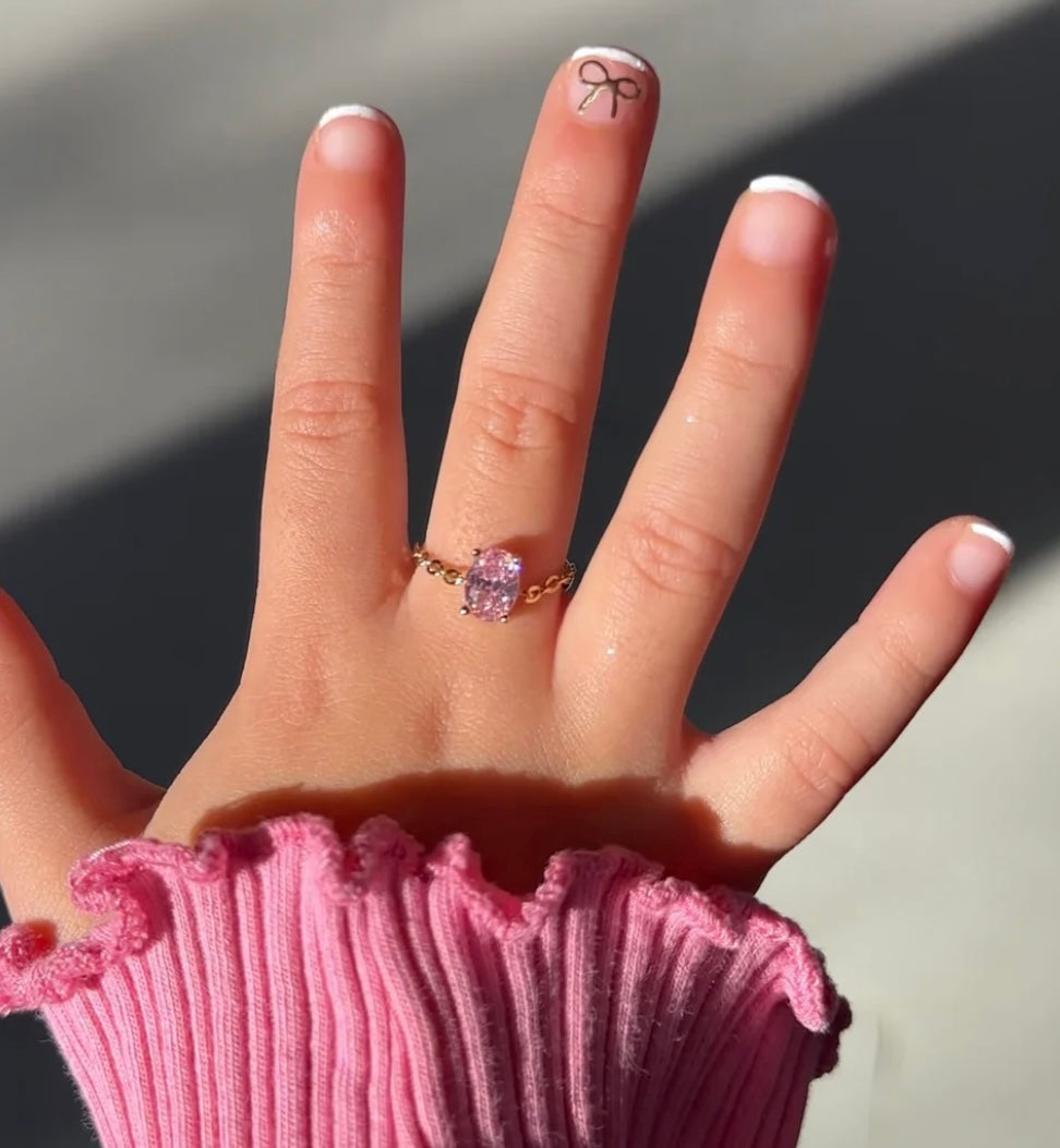 The Original Areena Adjustable Chain Ring - Royale Pink