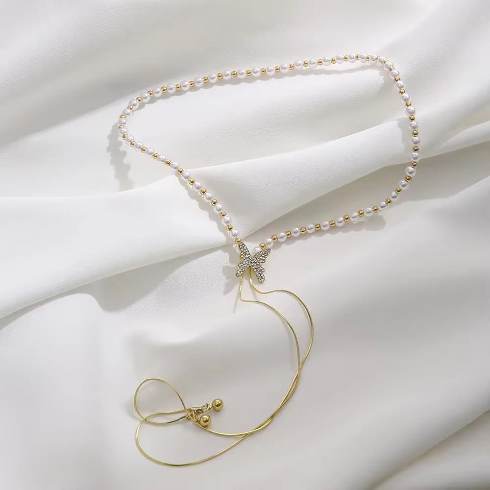 Imperial Adjustable Chain Japanese Style Butterfly š¦ Necklace