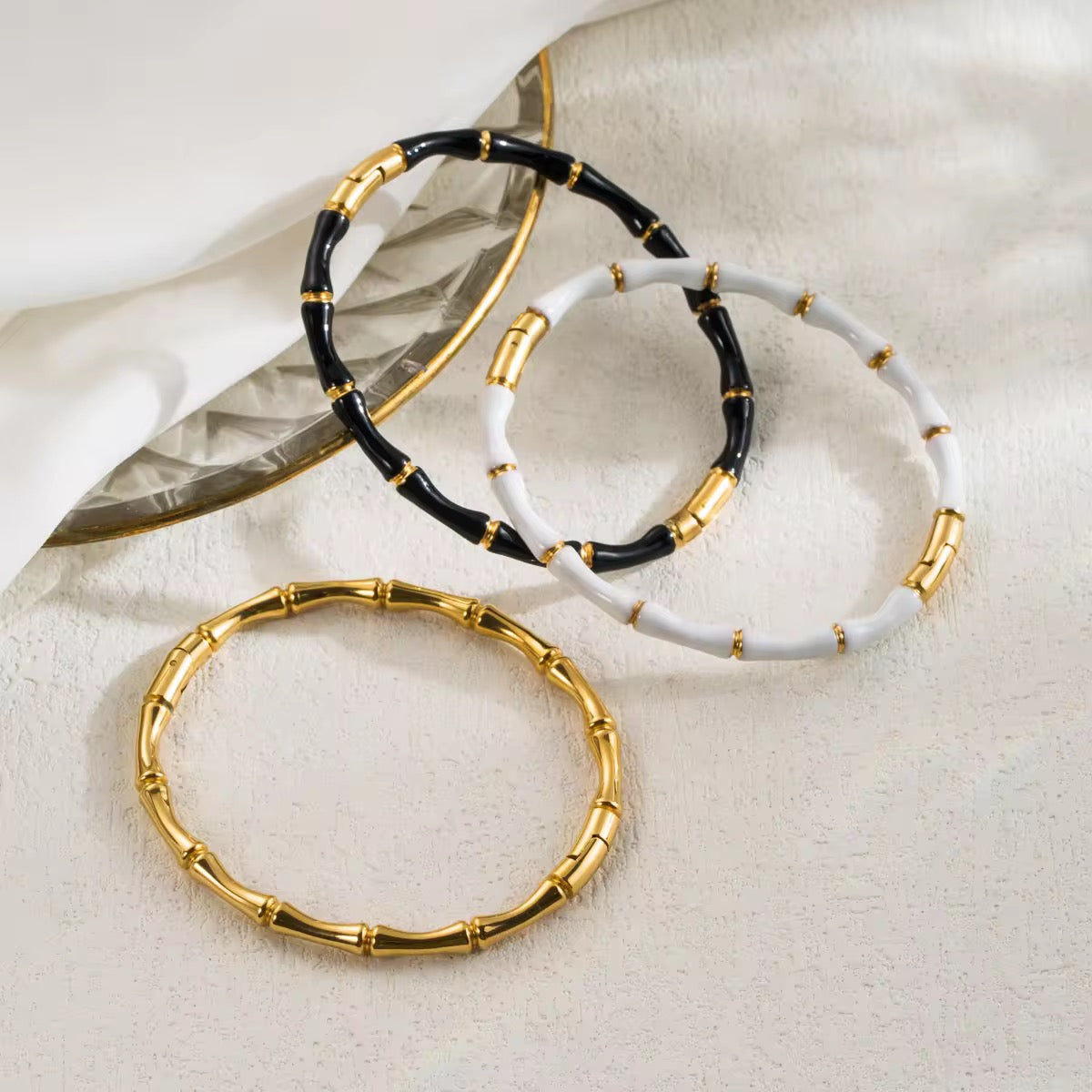 Bamboo Inspired Bracelets