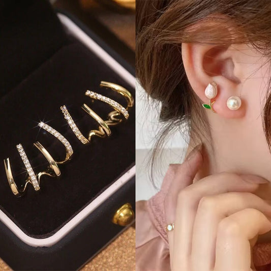 Rose & Glimmer Combo (2 unique studs)