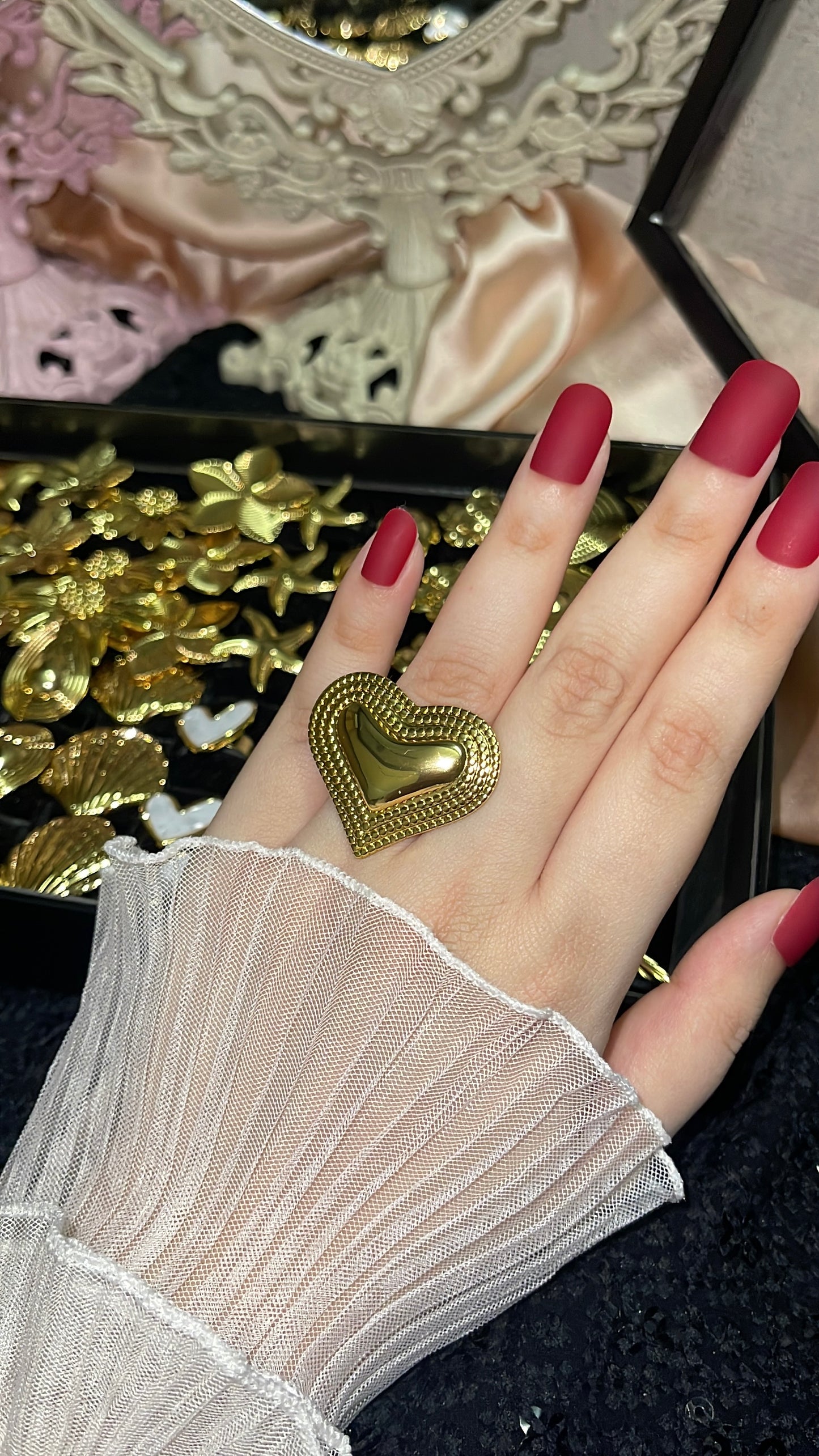 Trendsetter Heart Shape Ring