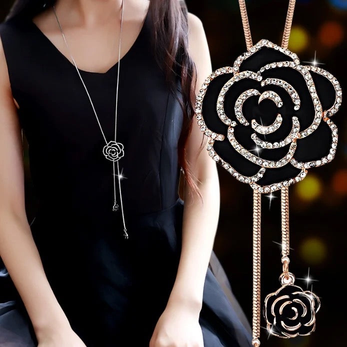 Noir Rose Adjustable Premium Necklace