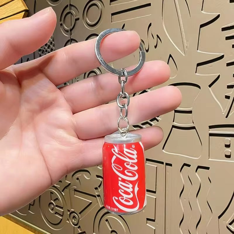 Coke Bag Charm Keyring