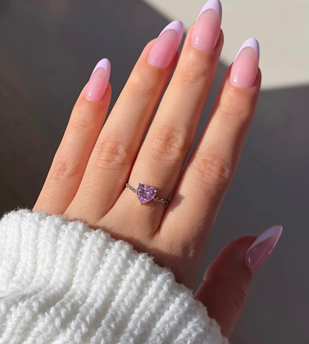 Friendship Heart Chain Ring