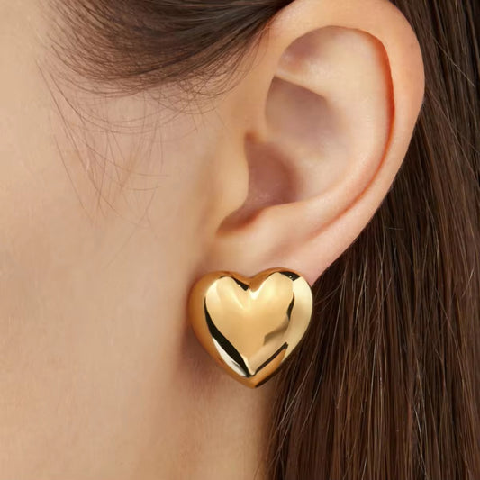 Savina Heart Studs