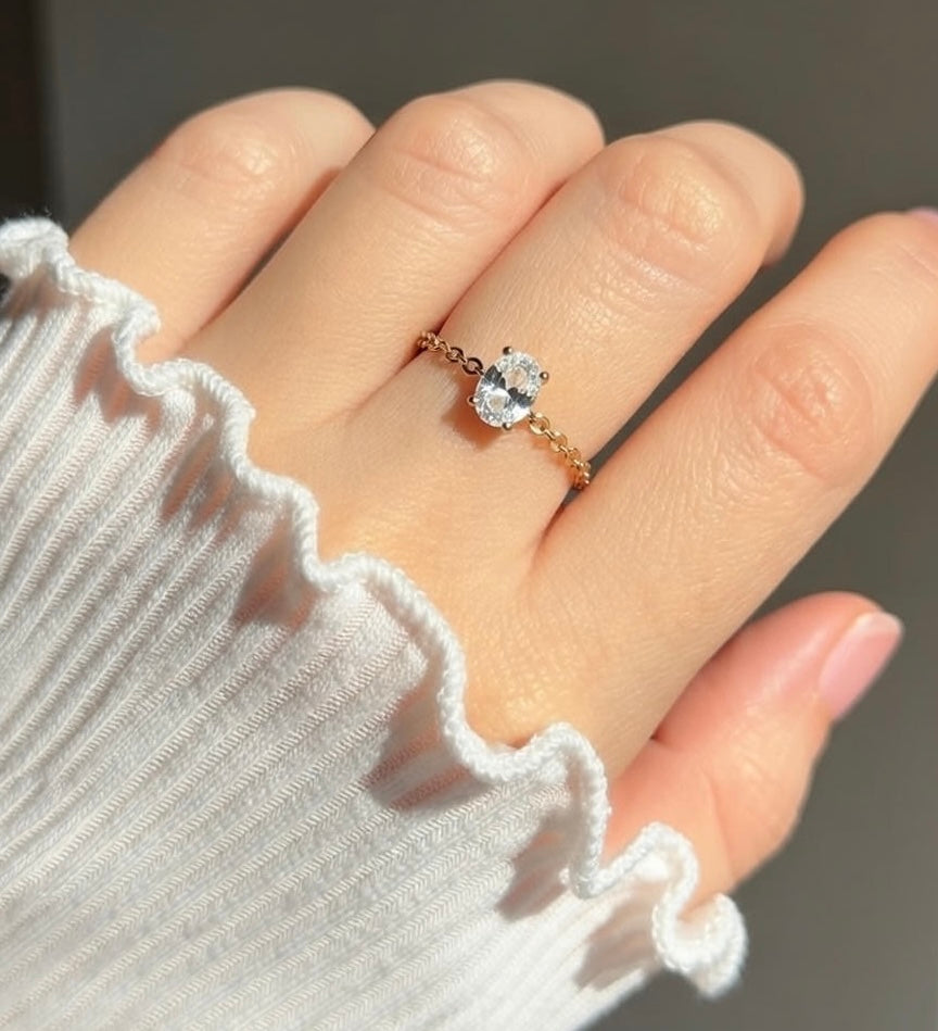 Areena Adjustable Chain Ring Value Combo - (Golden + Silver)