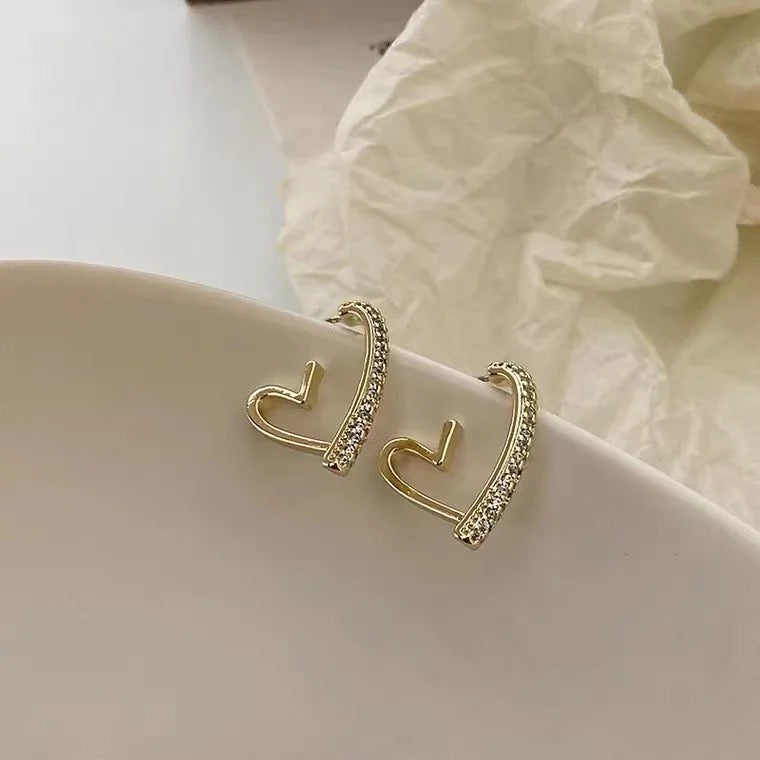 Heartfelt Sparkle Hoops