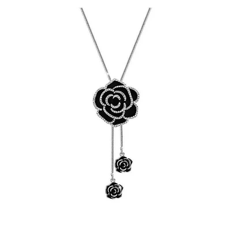 Noir Rose Adjustable Premium Necklace