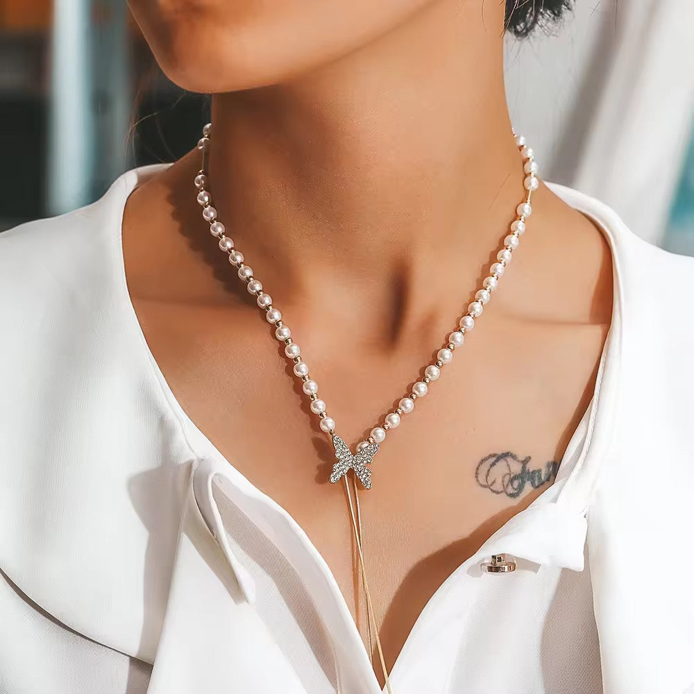 Imperial Adjustable Chain Japanese Style Butterfly 🦋 Necklace