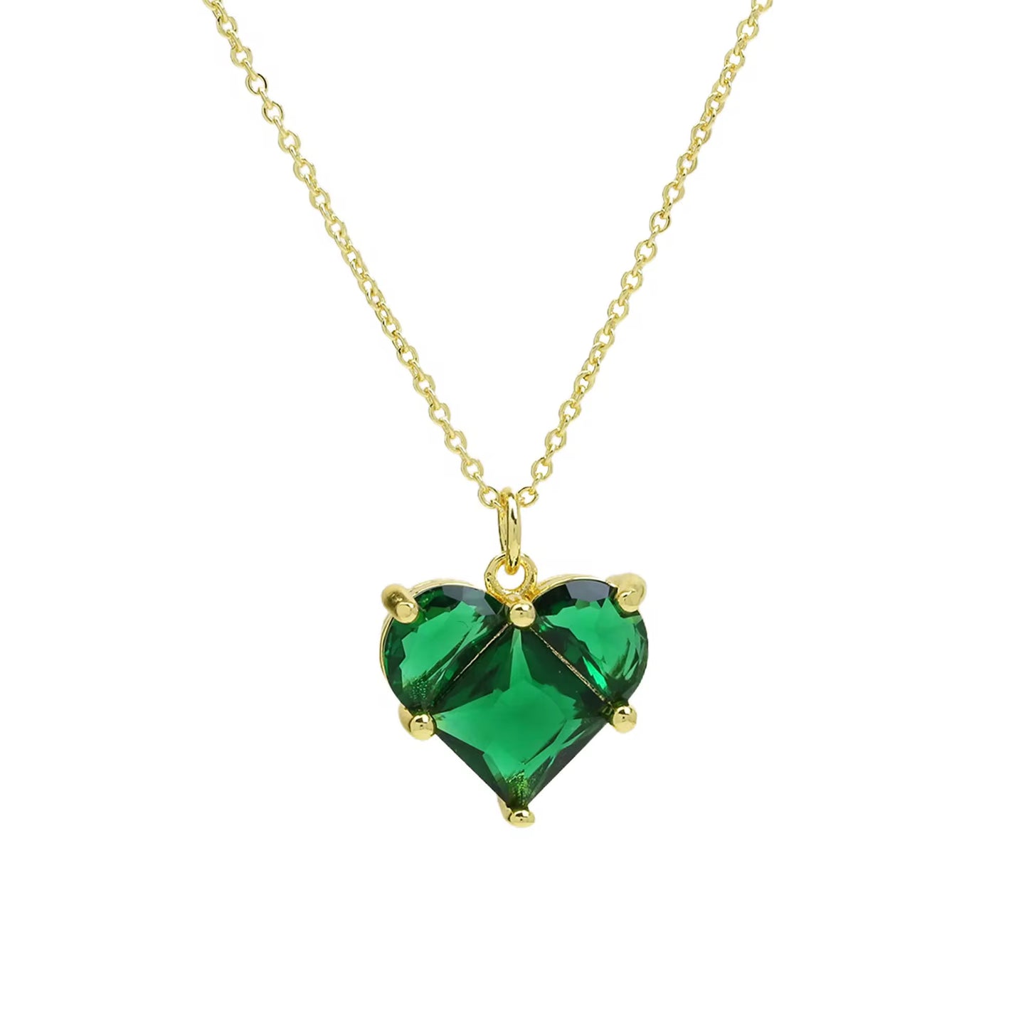 Disney Princess Emerald Heart Pendant