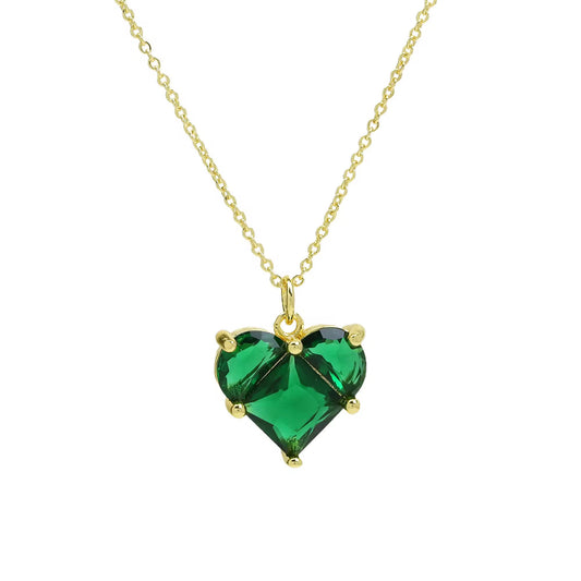 Disney Princess Emerald Heart Pendant