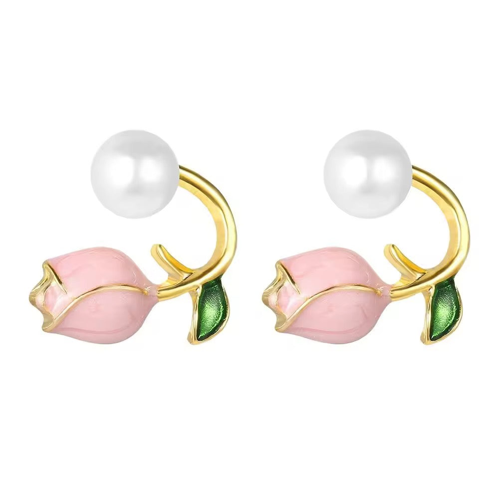 La Vie En Rose Studs