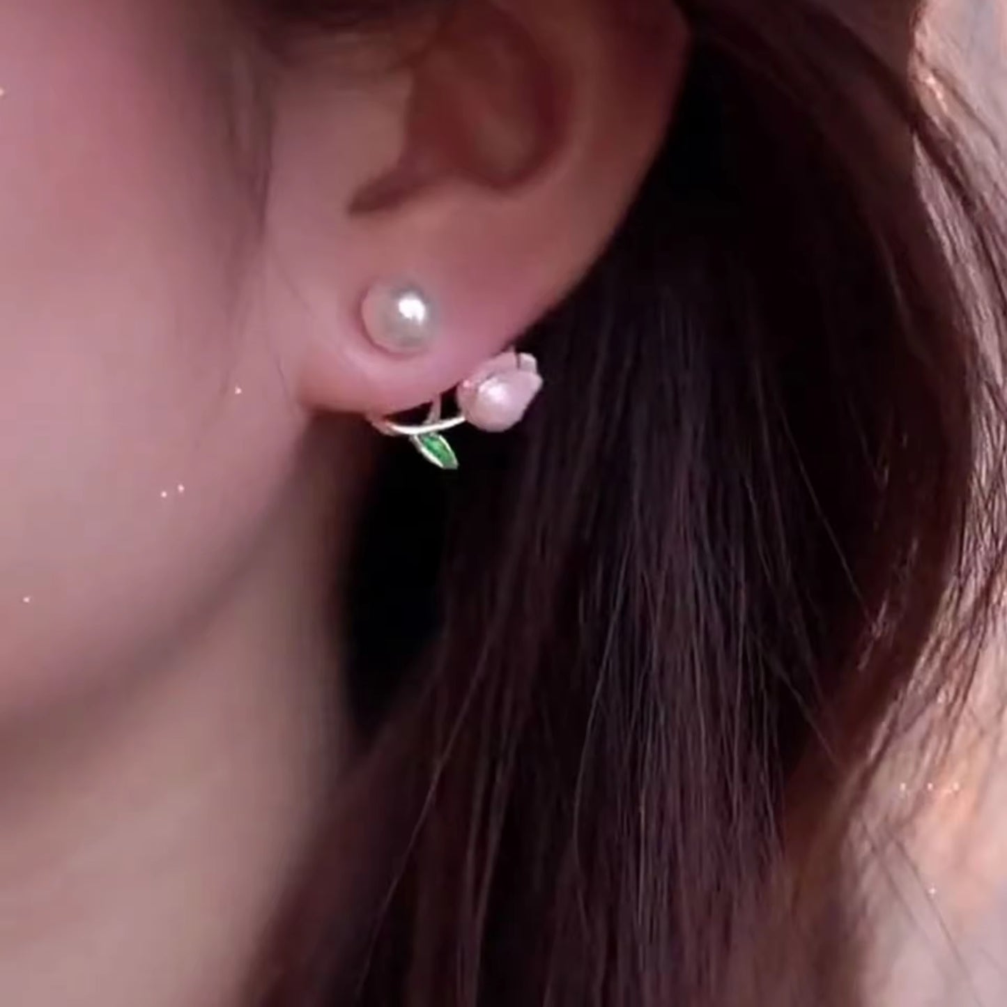 La Vie En Rose Studs