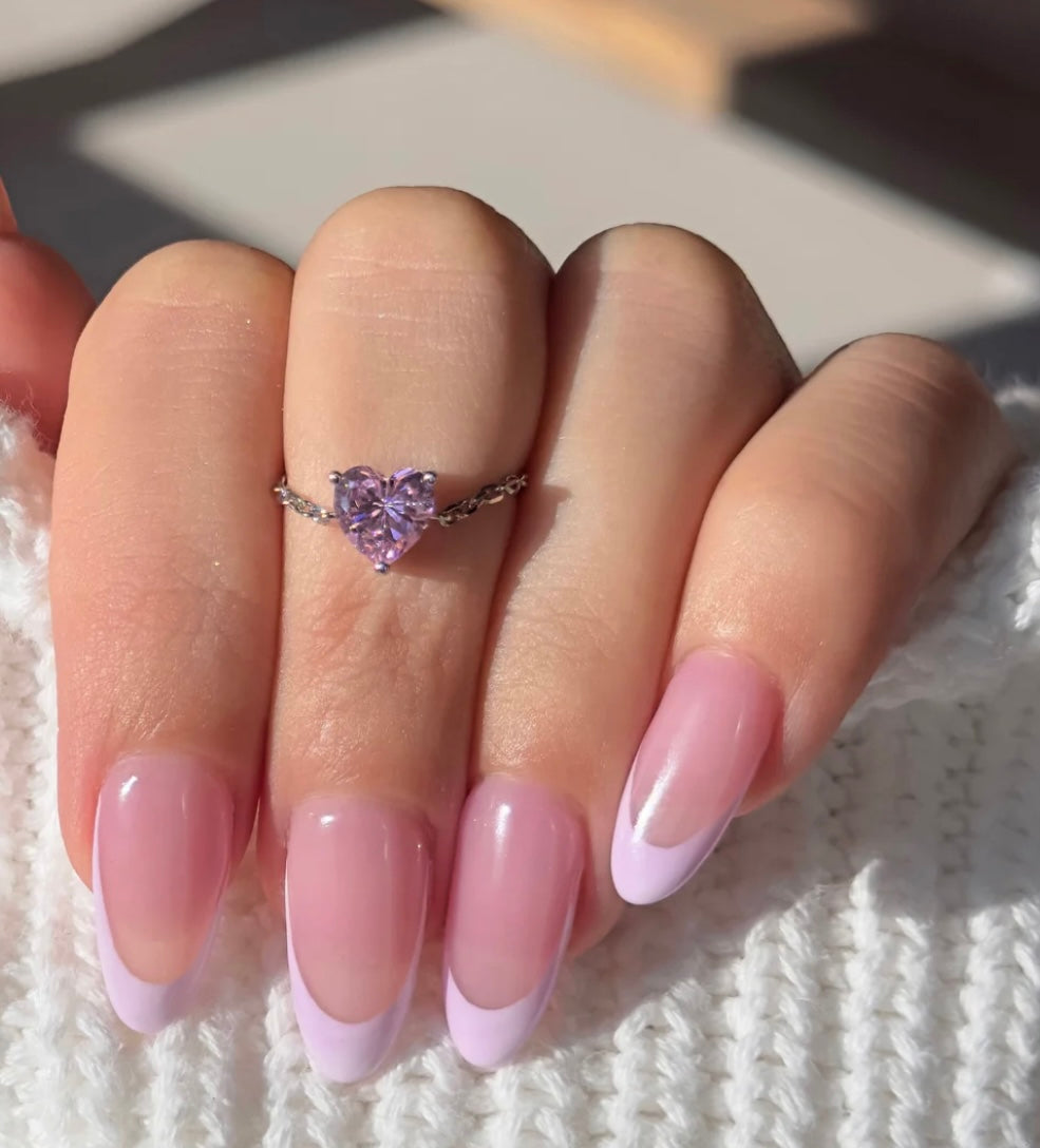 Friendship Heart Chain Ring