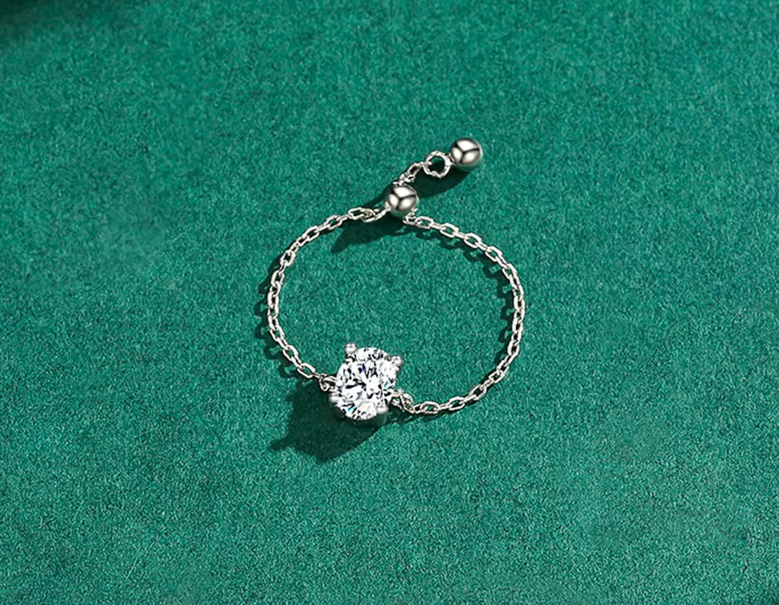 The Original Areena Adjustable Chain Ring - Silver
