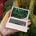 Areena Jewellery Mini Compact Grey MacBook Mirror