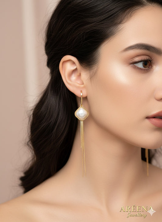 The Unique Pearl Danglers
