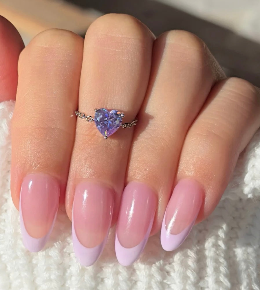 Friendship Heart Chain Ring