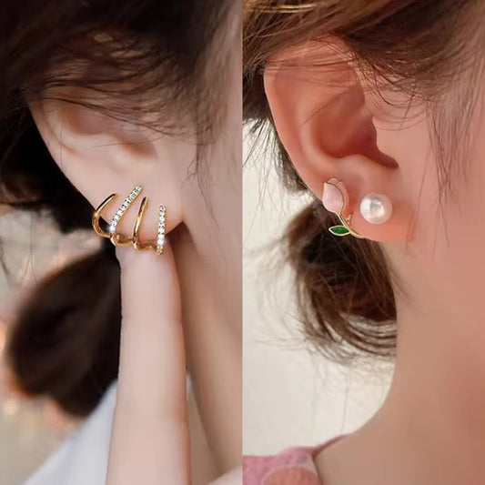 Rose & Glimmer Combo (2 unique studs)