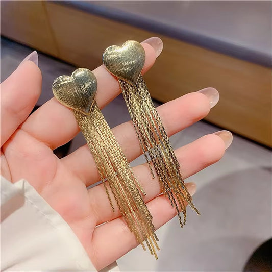 Gold Plated Love Danglers