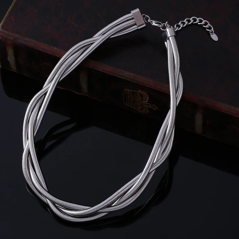 Waterproof Stainless Steel Anti-Tarnish Choker / Necklace for Women and Girls