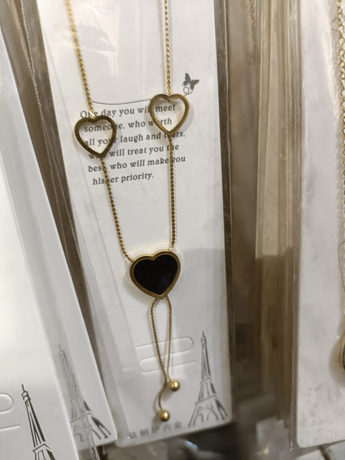 Avelina Chain Safe Heart Necklace