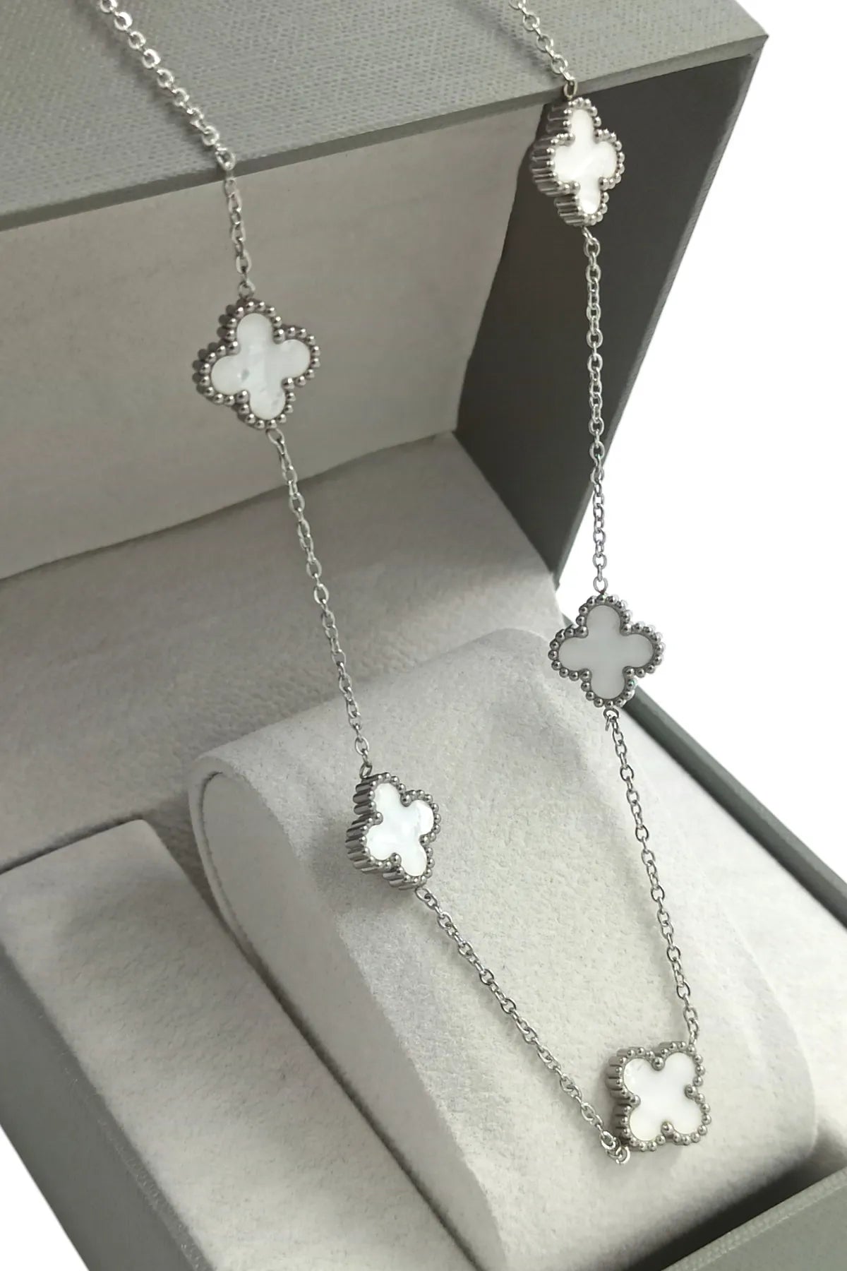 White Clover Necklace