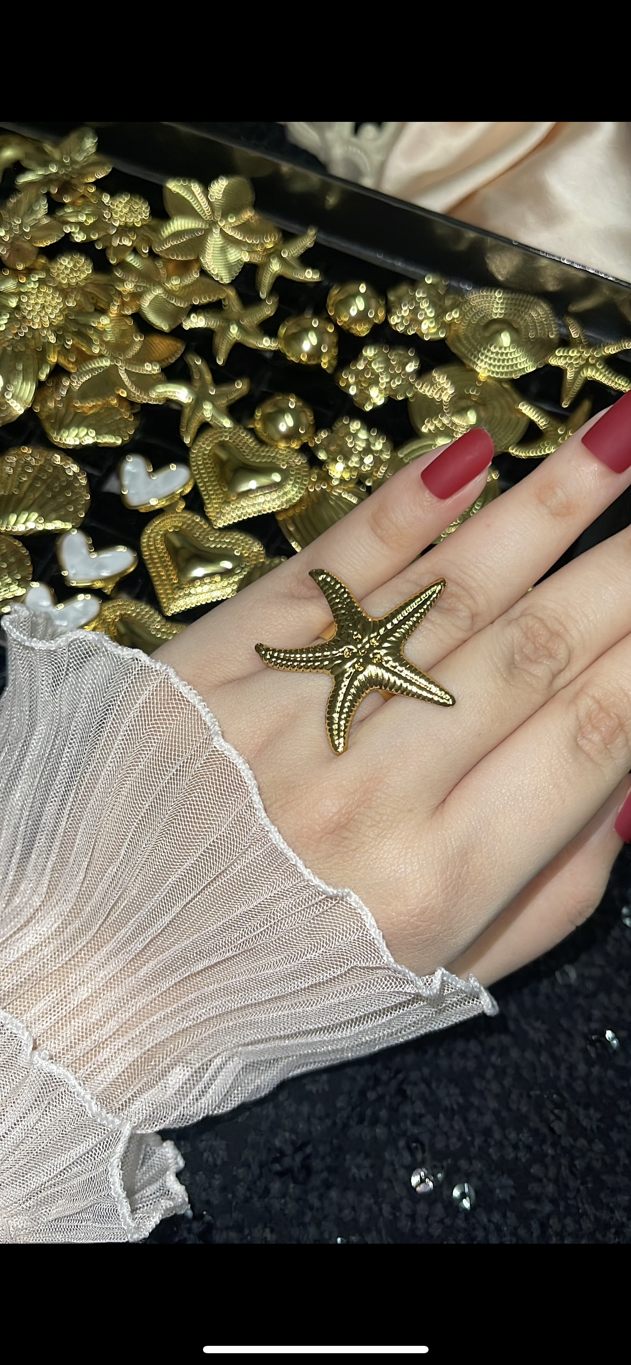Trendy Starfish Ring