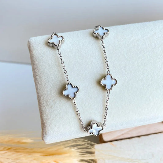 White Clover Necklace