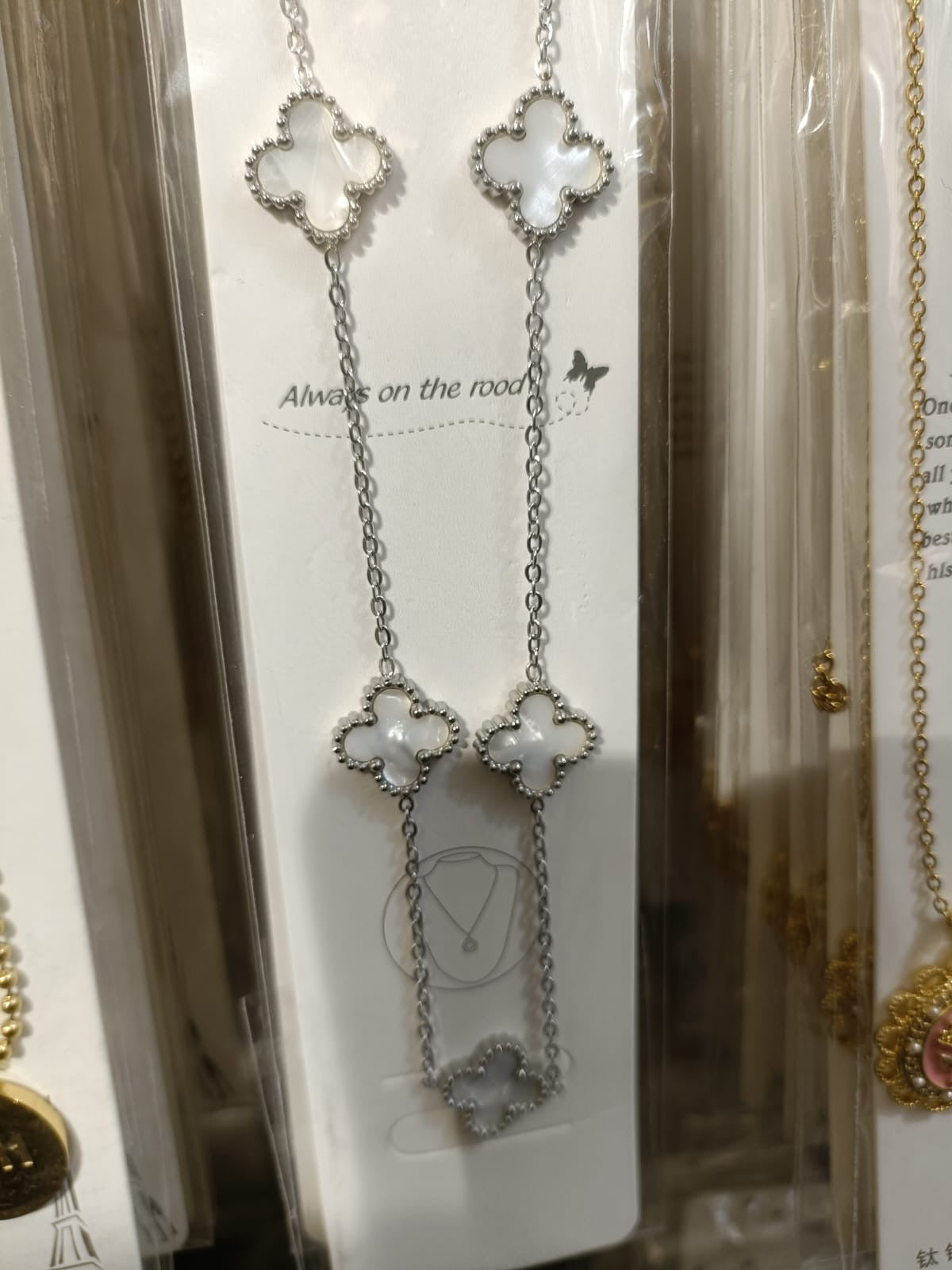 White Clover Necklace