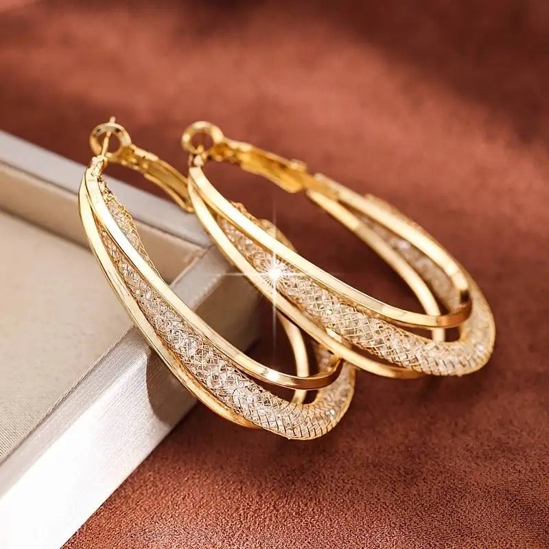 Premium Bling Hoops