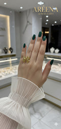 Cute Bow Ring – Anti-Tarnish, Golden, Adjustable Fit