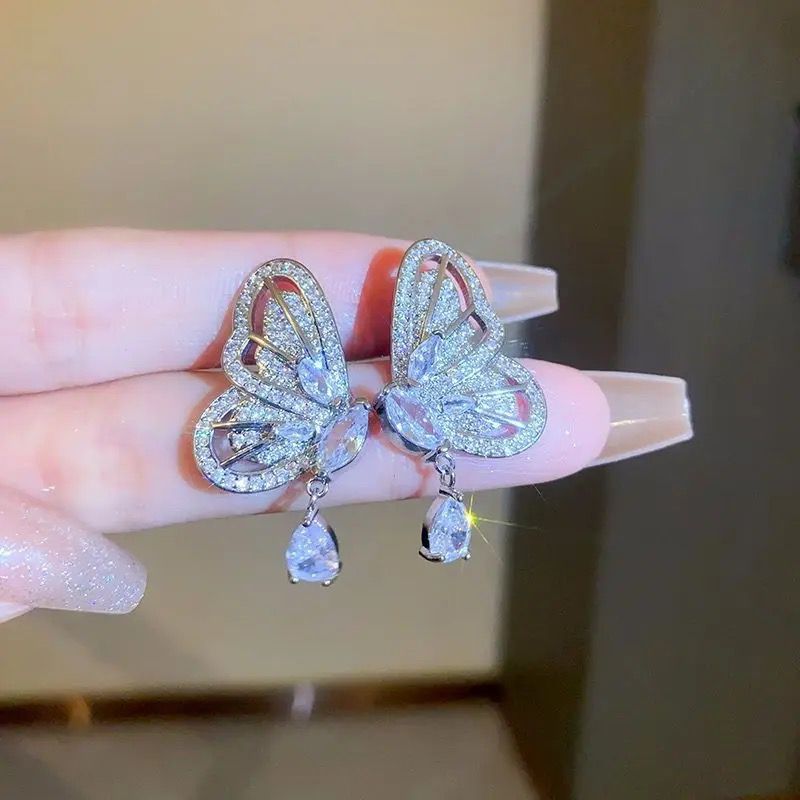 New Silver Unique Earrings & Studs