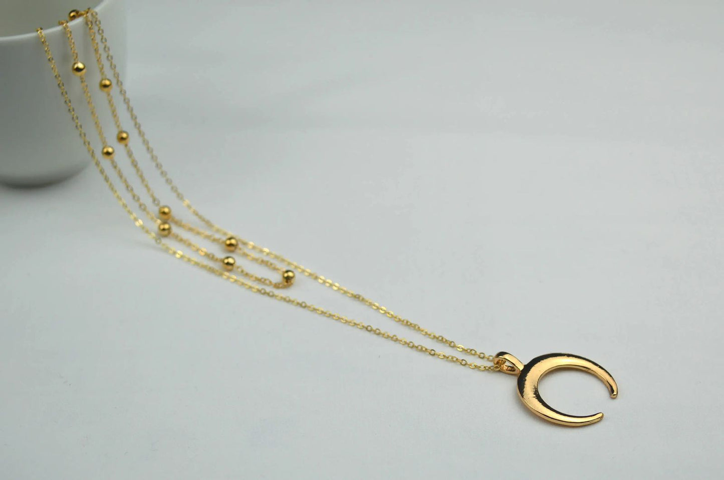 Minimalist Thin Curb Chain Choker Necklace