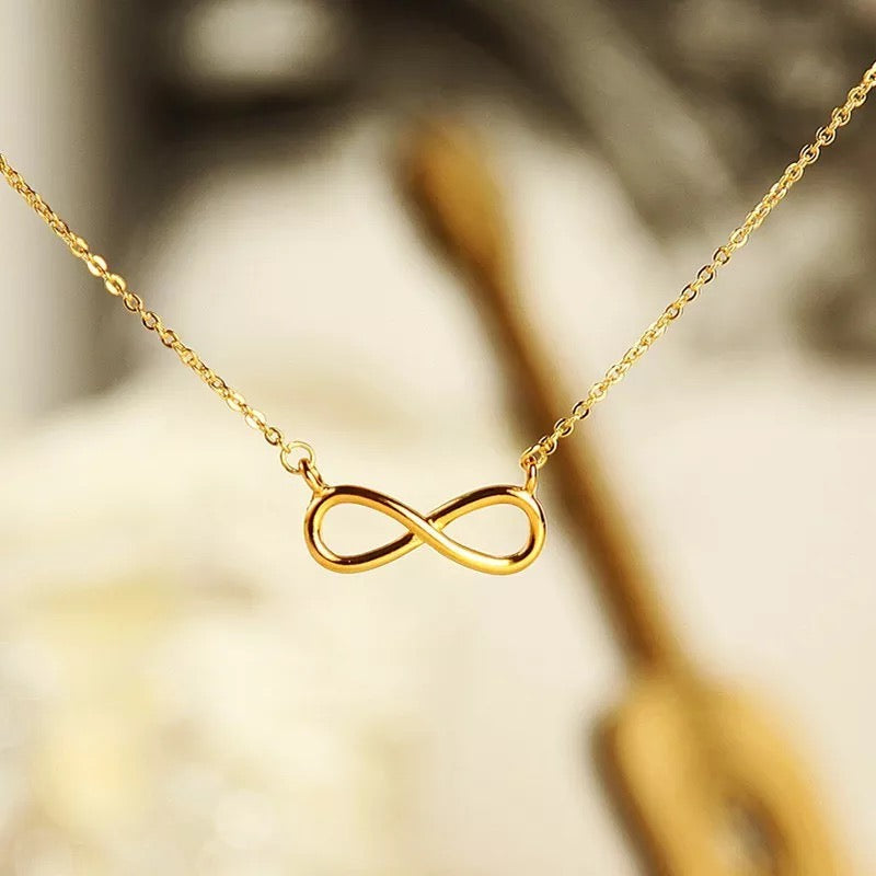 Infinity necklace-Golden